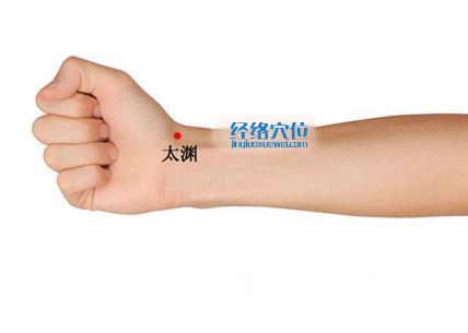 太淵穴的準(zhǔn)確位置圖