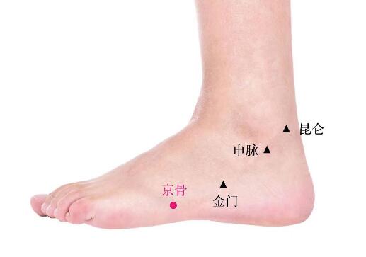 京骨的準(zhǔn)確位置圖及功效視頻位位置圖
