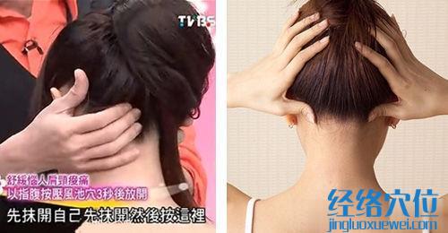 風(fēng)池穴位位置圖