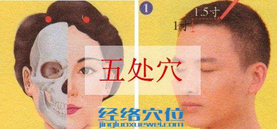 五處穴位位置圖