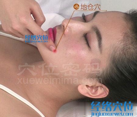 地倉穴位位置圖