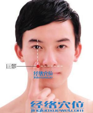 巨髎穴位位置圖