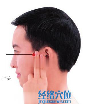 上關(guān)穴位位置圖