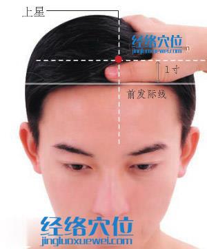 上星穴位位置圖