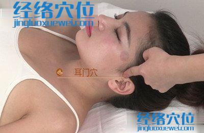 耳門穴的位置圖