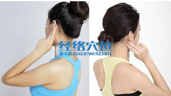 按摩翳風(fēng)穴的方法