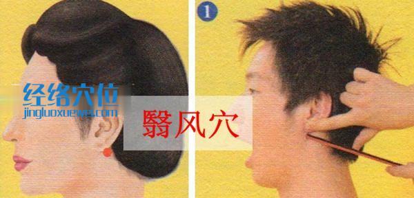 翳風(fēng)穴的準(zhǔn)確位置圖