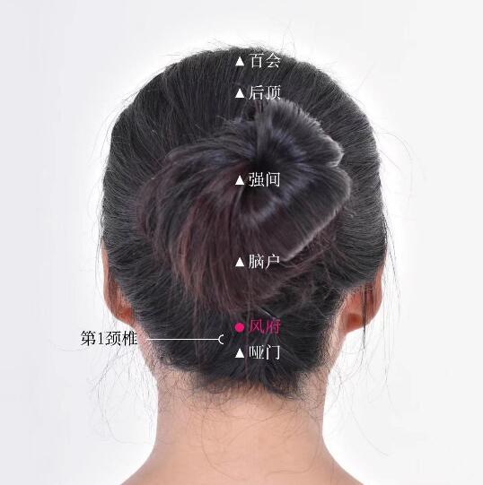 風(fēng)府的準(zhǔn)確位置圖及功效視頻位位置圖