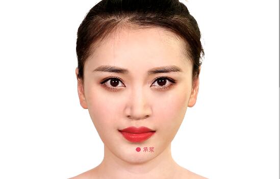 承漿的準(zhǔn)確位置圖及功效視頻位位置圖