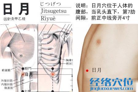日月穴的位置圖 