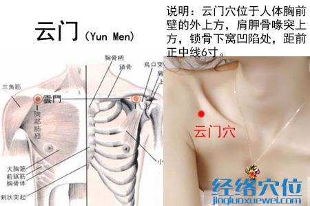 云門穴位位置圖