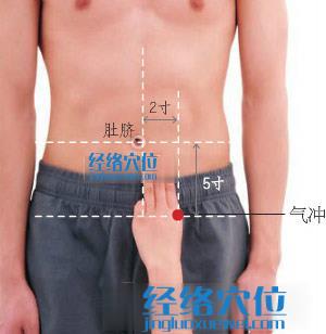 氣沖穴位位置圖