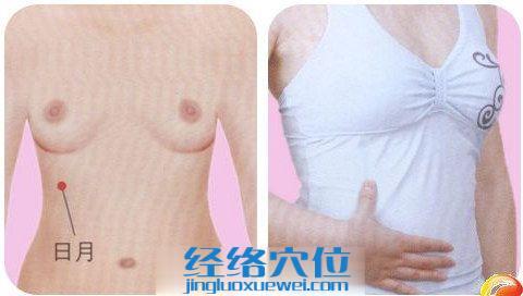 日月穴位圖